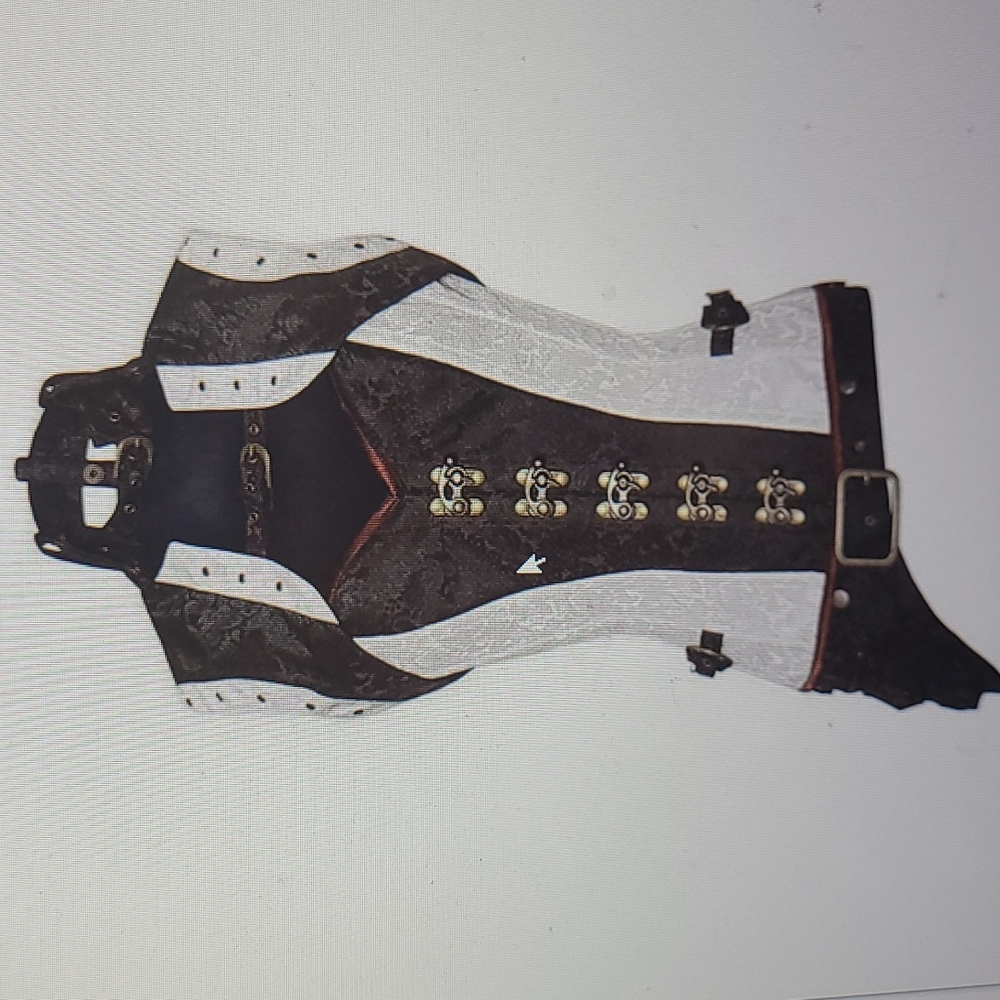 Alustrial Scarlett Storm Captain Overbust Corset by Violet Vixen.